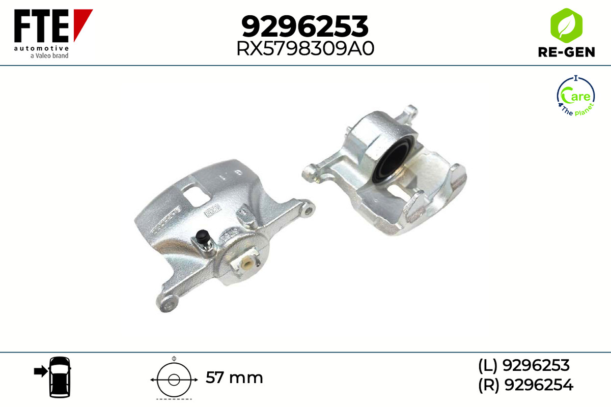 Étrier de frein FTE automotive GmbH ref. 9296253