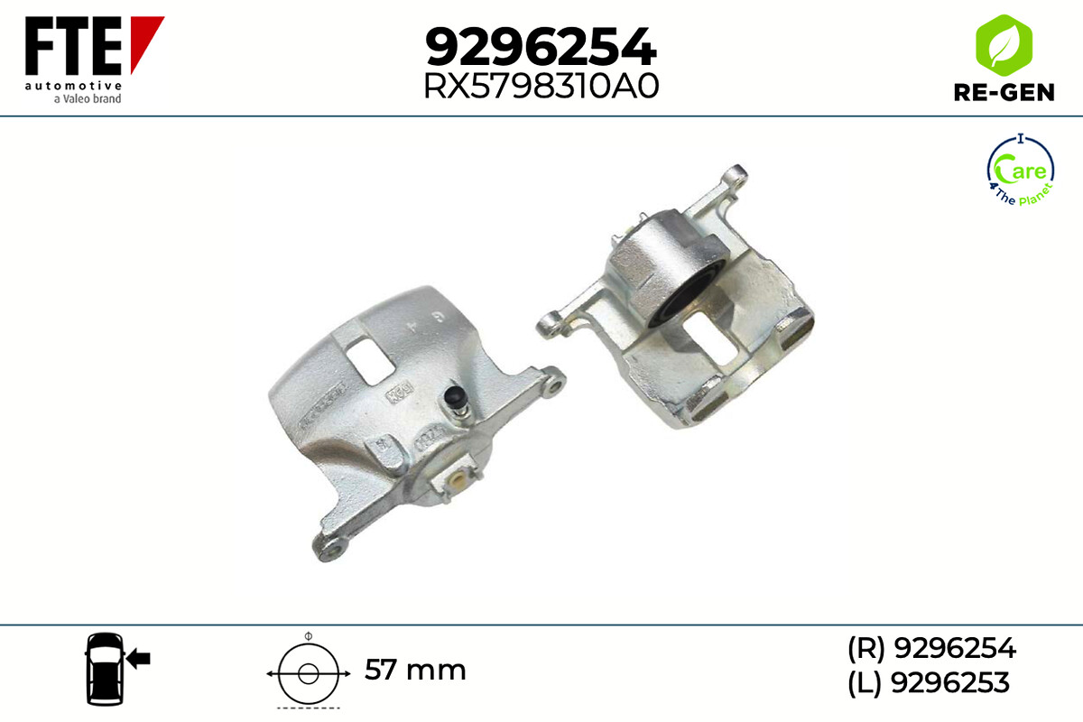 Étrier de frein FTE automotive GmbH ref. 9296254