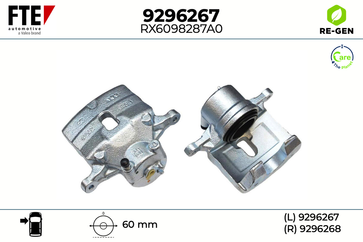 Étrier de frein FTE automotive GmbH 9296267