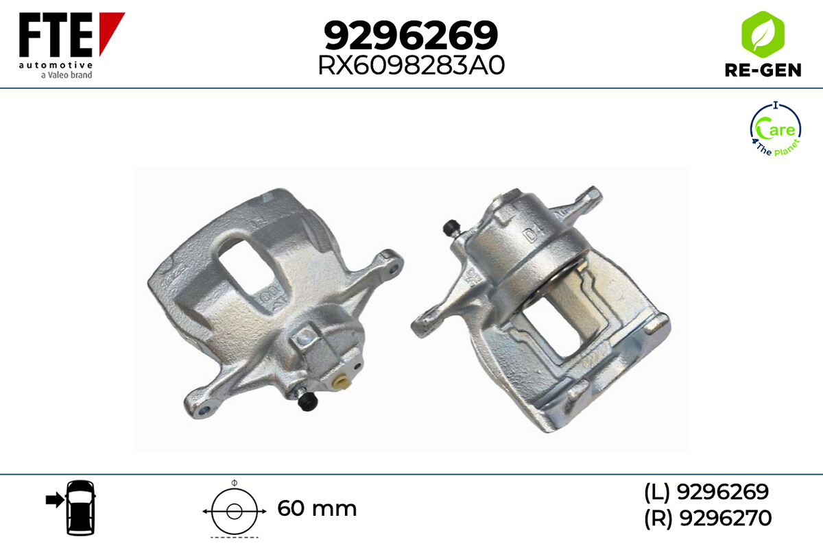 Étrier de frein FTE automotive GmbH 9296269