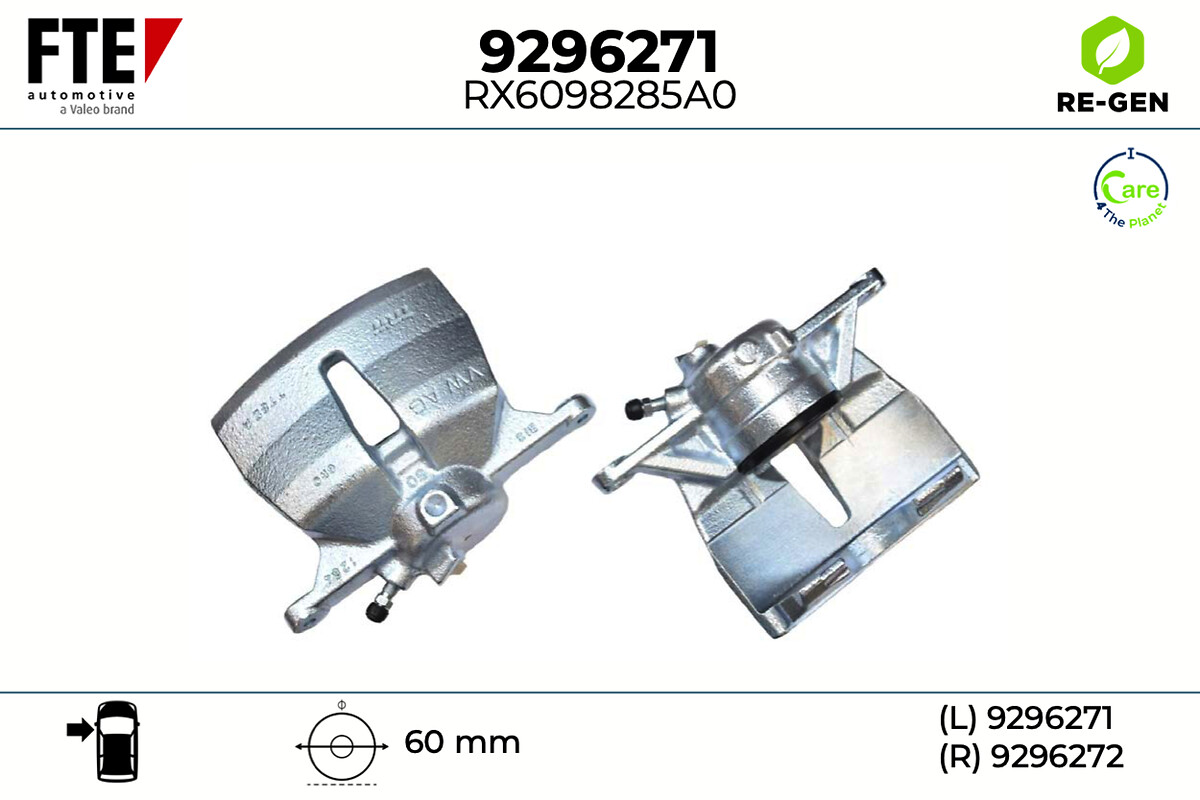 Étrier de frein FTE automotive GmbH ref. 9296271