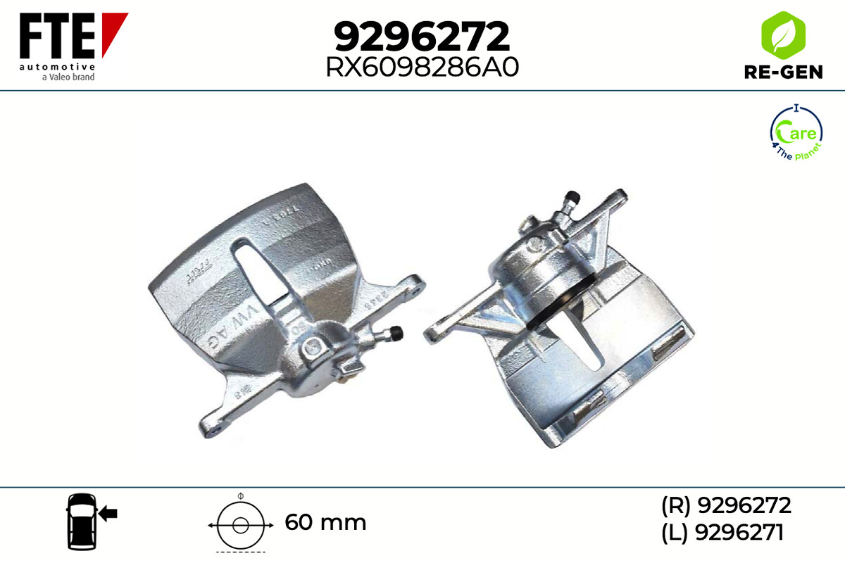 Étrier de frein FTE automotive GmbH ref. 9296272
