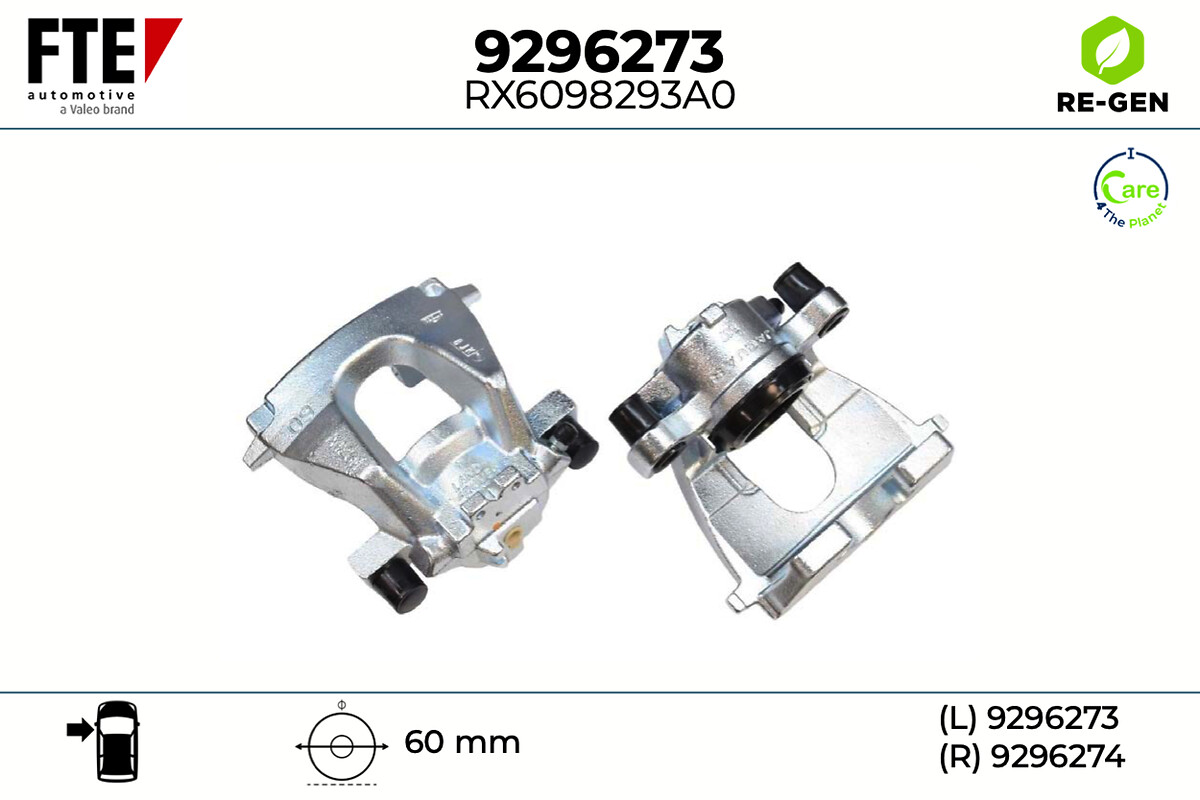 Étrier de frein FTE automotive GmbH ref. 9296273