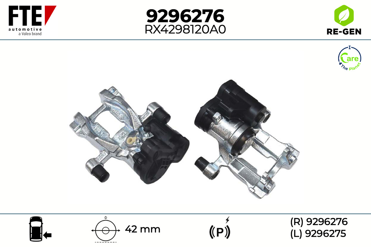 Étrier de frein FTE automotive GmbH ref. 9296276
