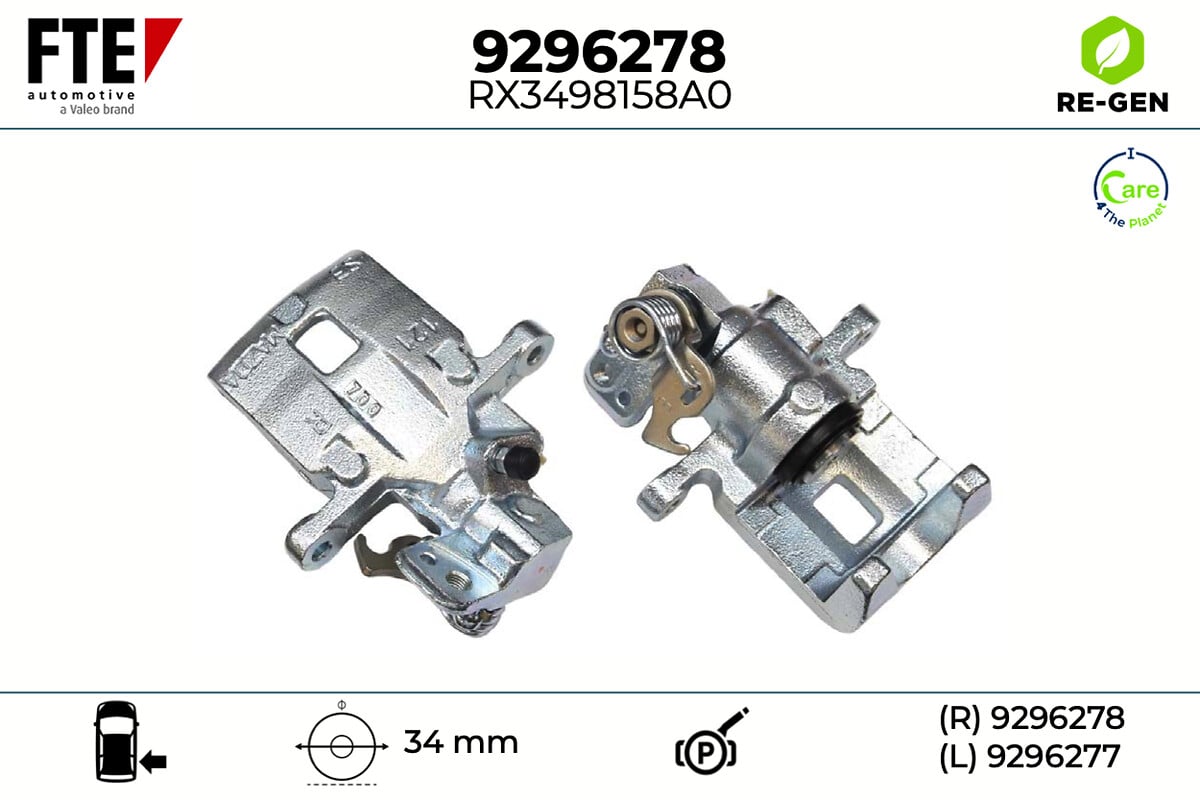 Étrier de frein FTE automotive GmbH 9296278
