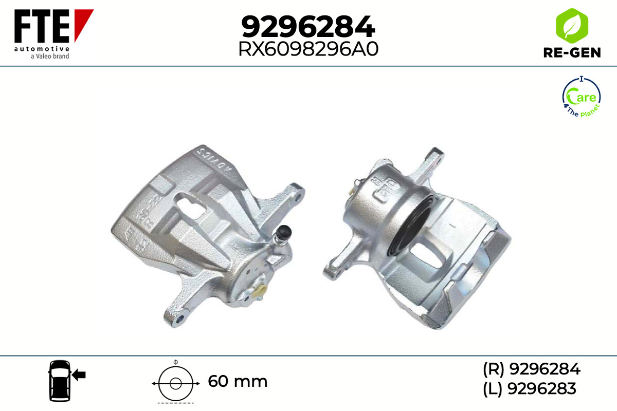 Étrier de frein FTE automotive GmbH ref. 9296284