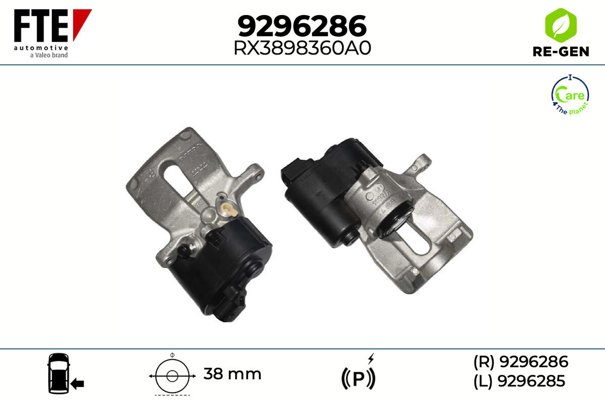Étrier de frein FTE automotive GmbH 9296286
