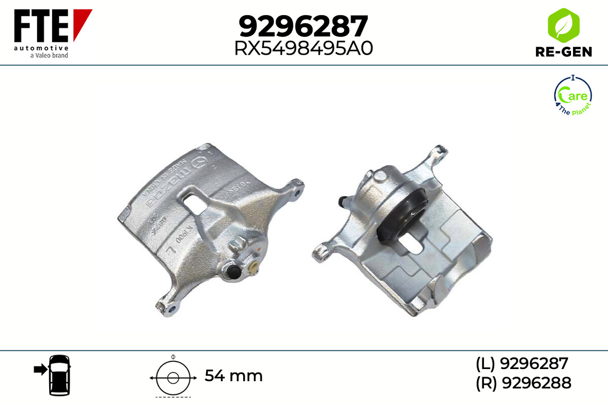 Étrier de frein FTE automotive GmbH ref. 9296287