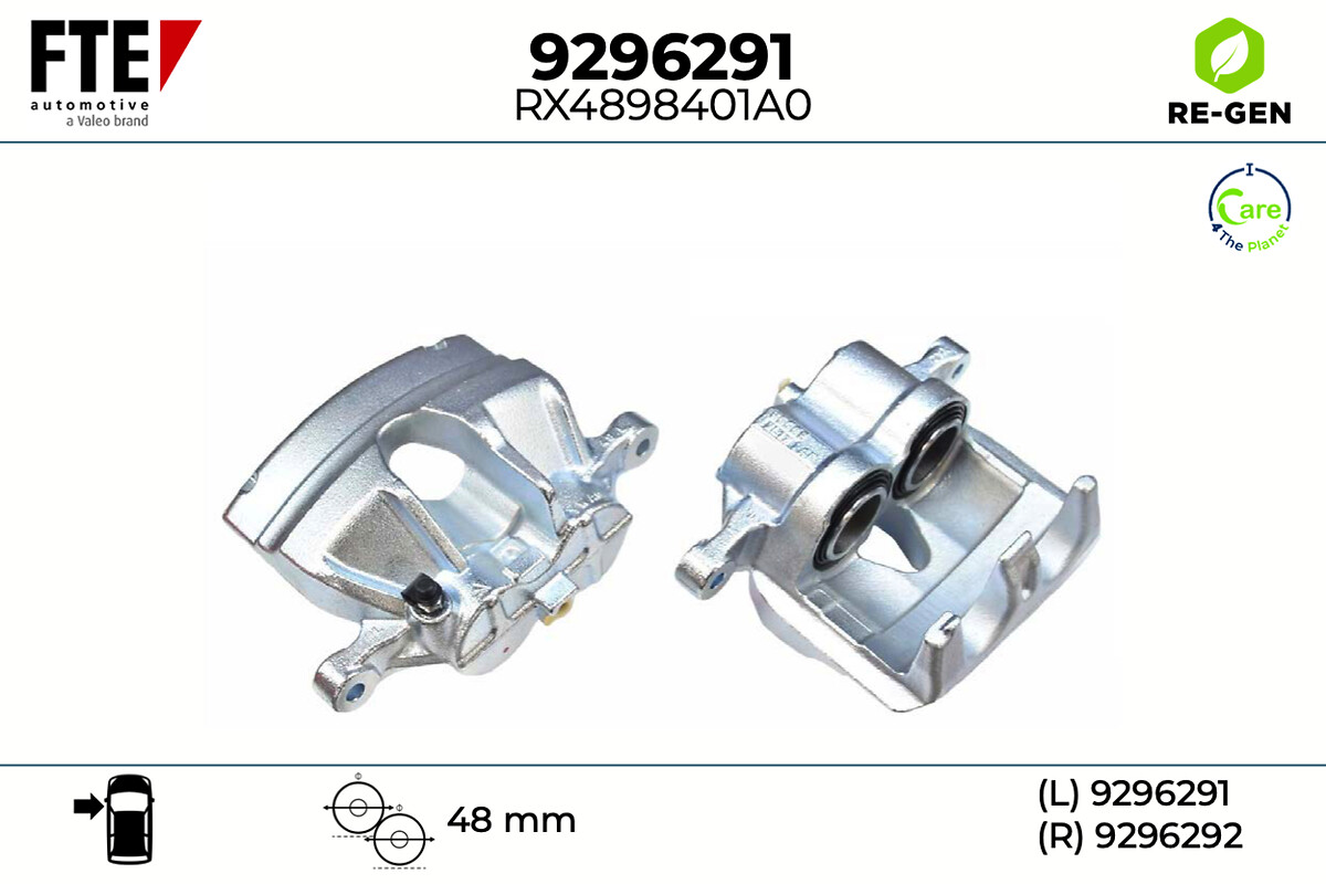 Étrier de frein FTE automotive GmbH ref. 9296291