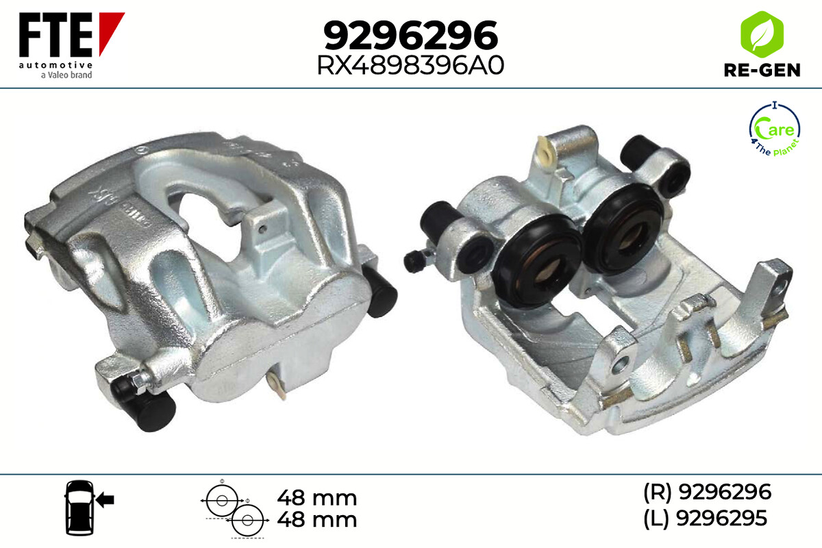 Étrier de frein FTE automotive GmbH ref. 9296296
