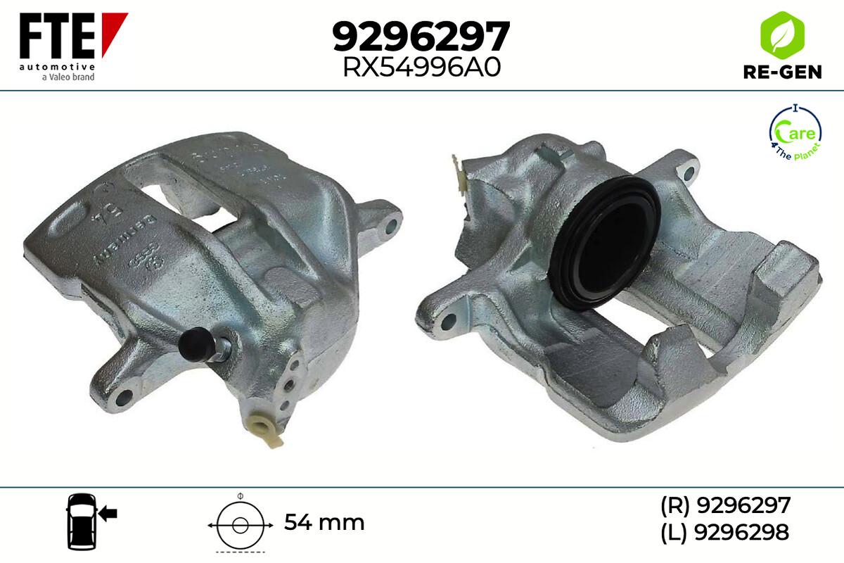 Étrier de frein FTE automotive GmbH ref. 9296297