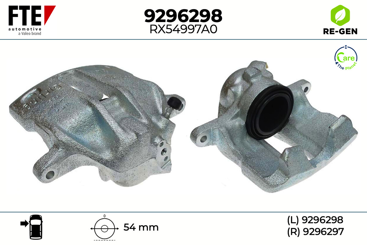 Étrier de frein FTE automotive GmbH ref. 9296298