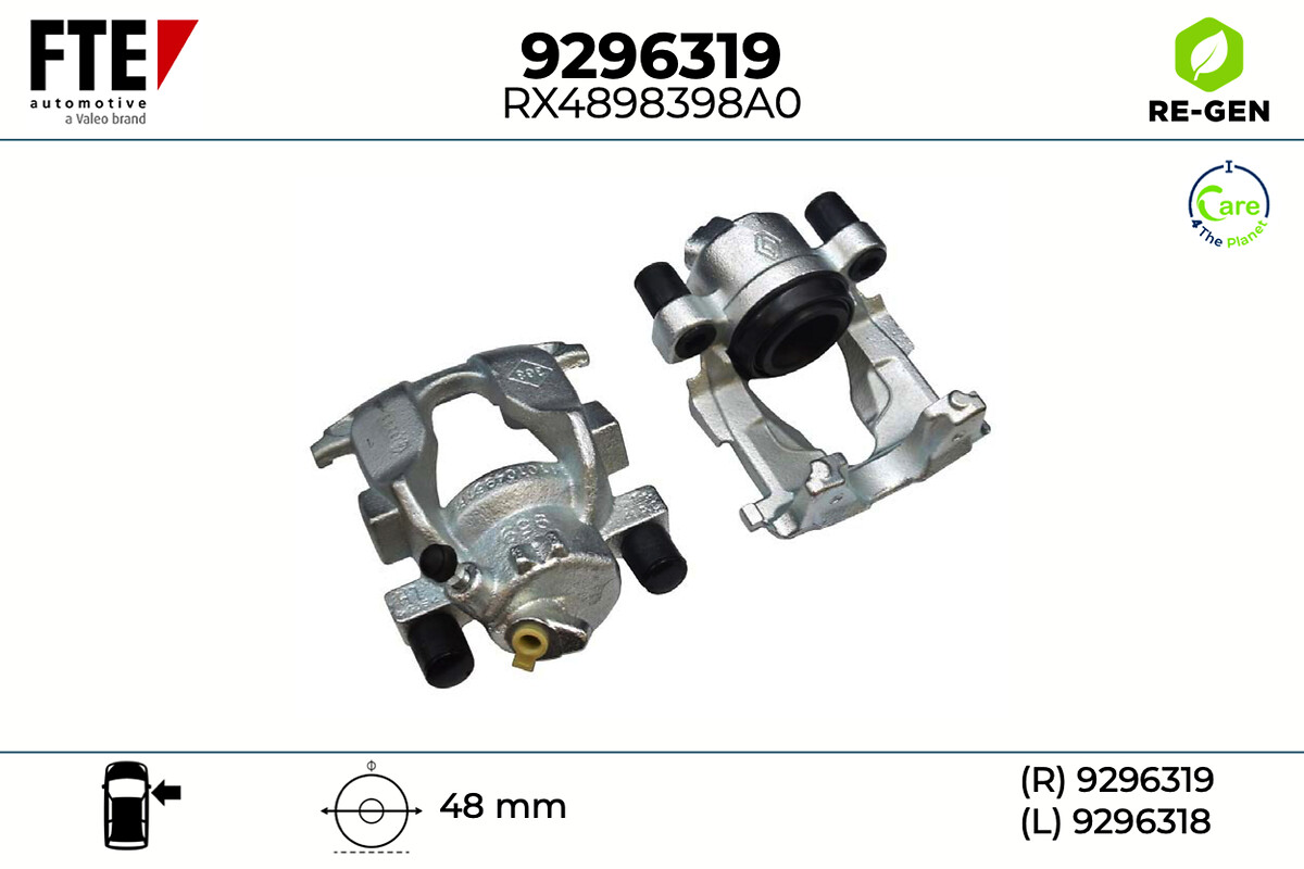 Étrier de frein FTE automotive GmbH ref. 9296319