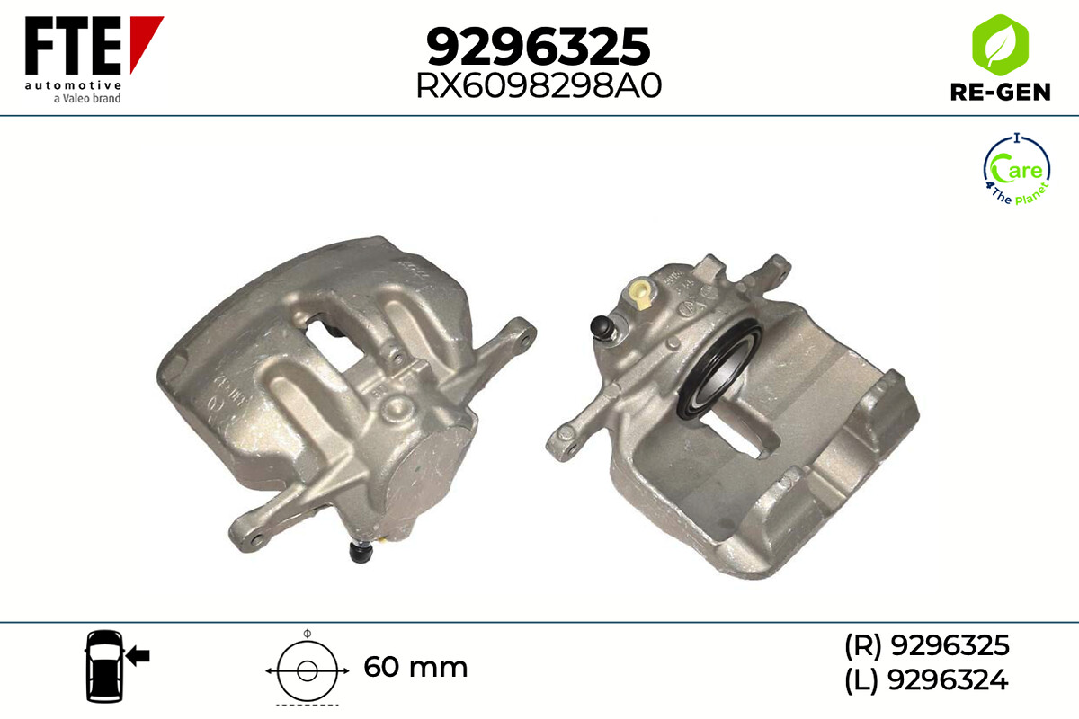 Étrier de frein FTE automotive GmbH 9296325
