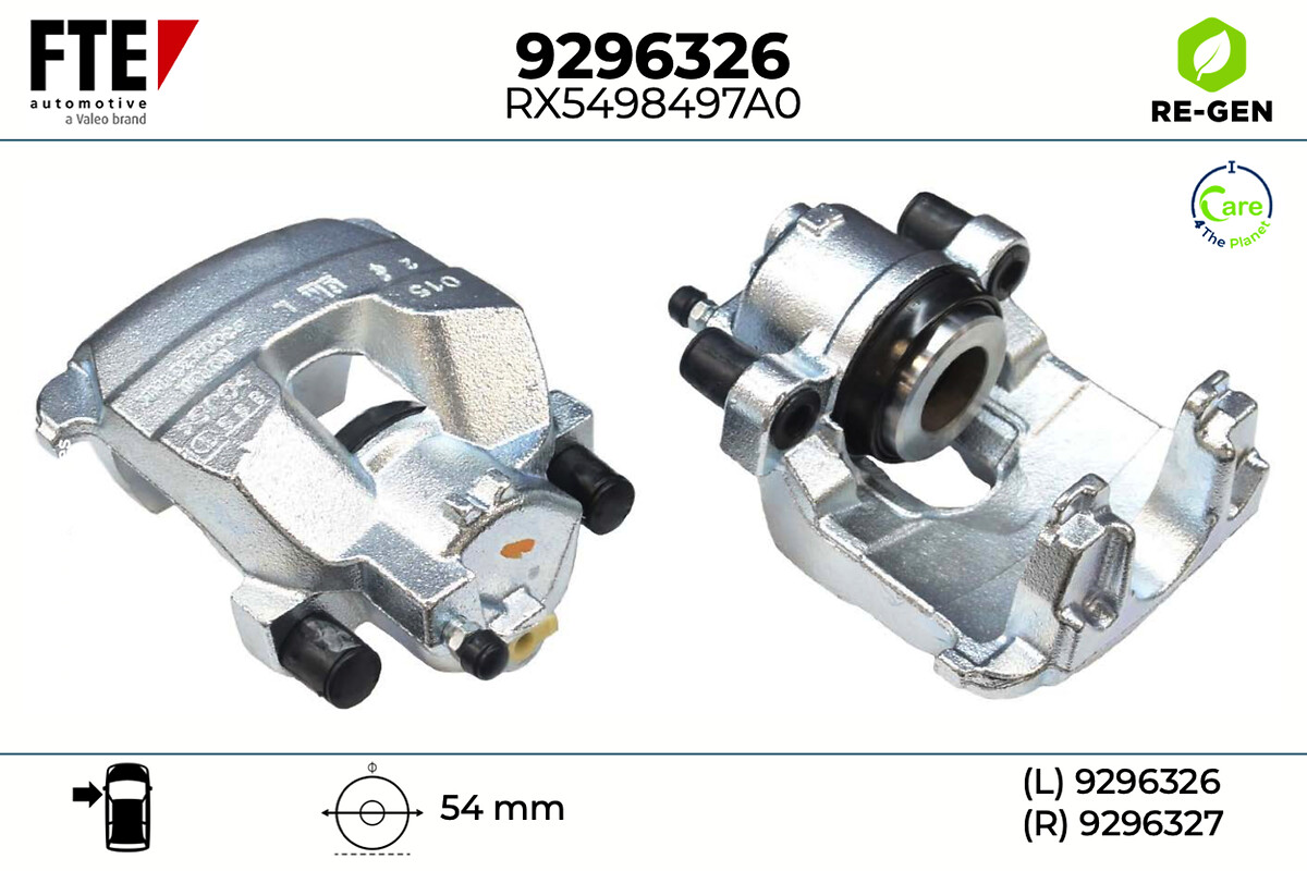 Étrier de frein FTE automotive GmbH ref. 9296326