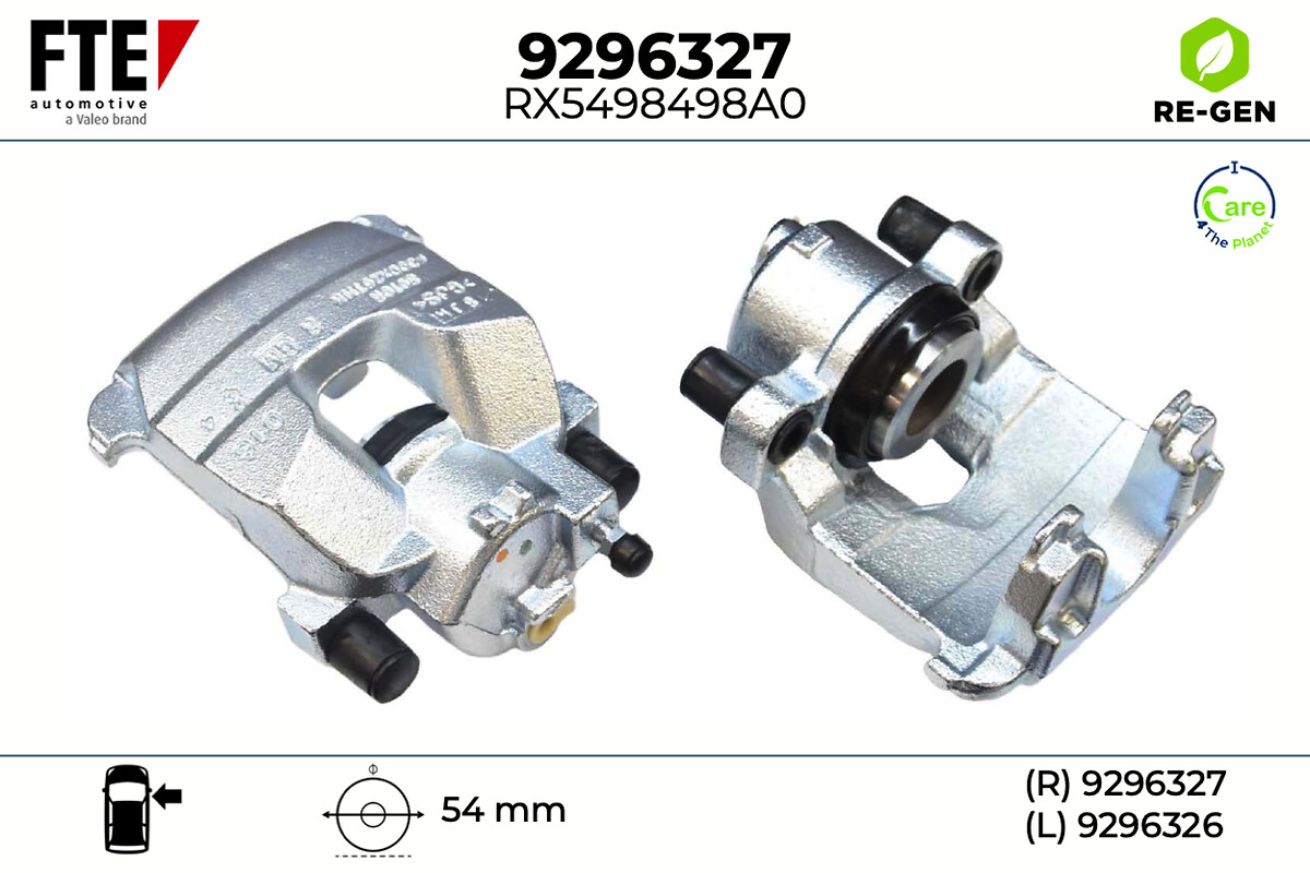 Étrier de frein FTE automotive GmbH ref. 9296327