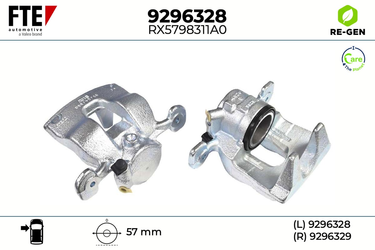 Étrier de frein FTE automotive GmbH ref. 9296328