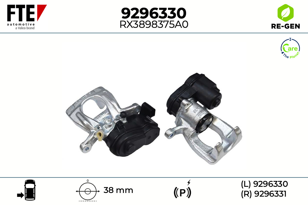 Étrier de frein FTE automotive GmbH ref. 9296330