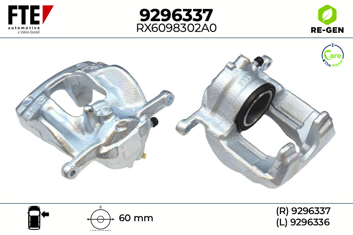Étrier de frein FTE automotive GmbH ref. 9296337