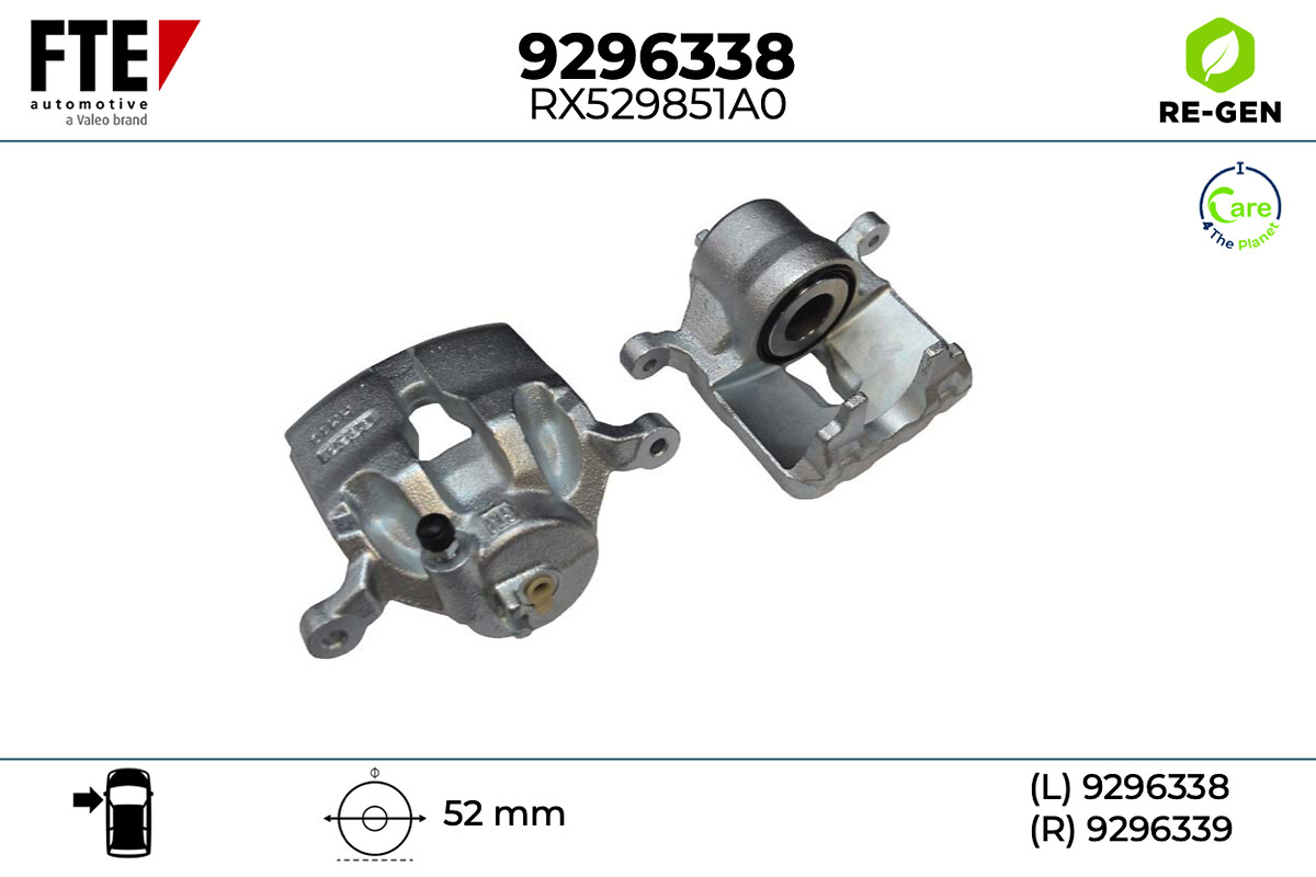 Étrier de frein FTE automotive GmbH 9296338