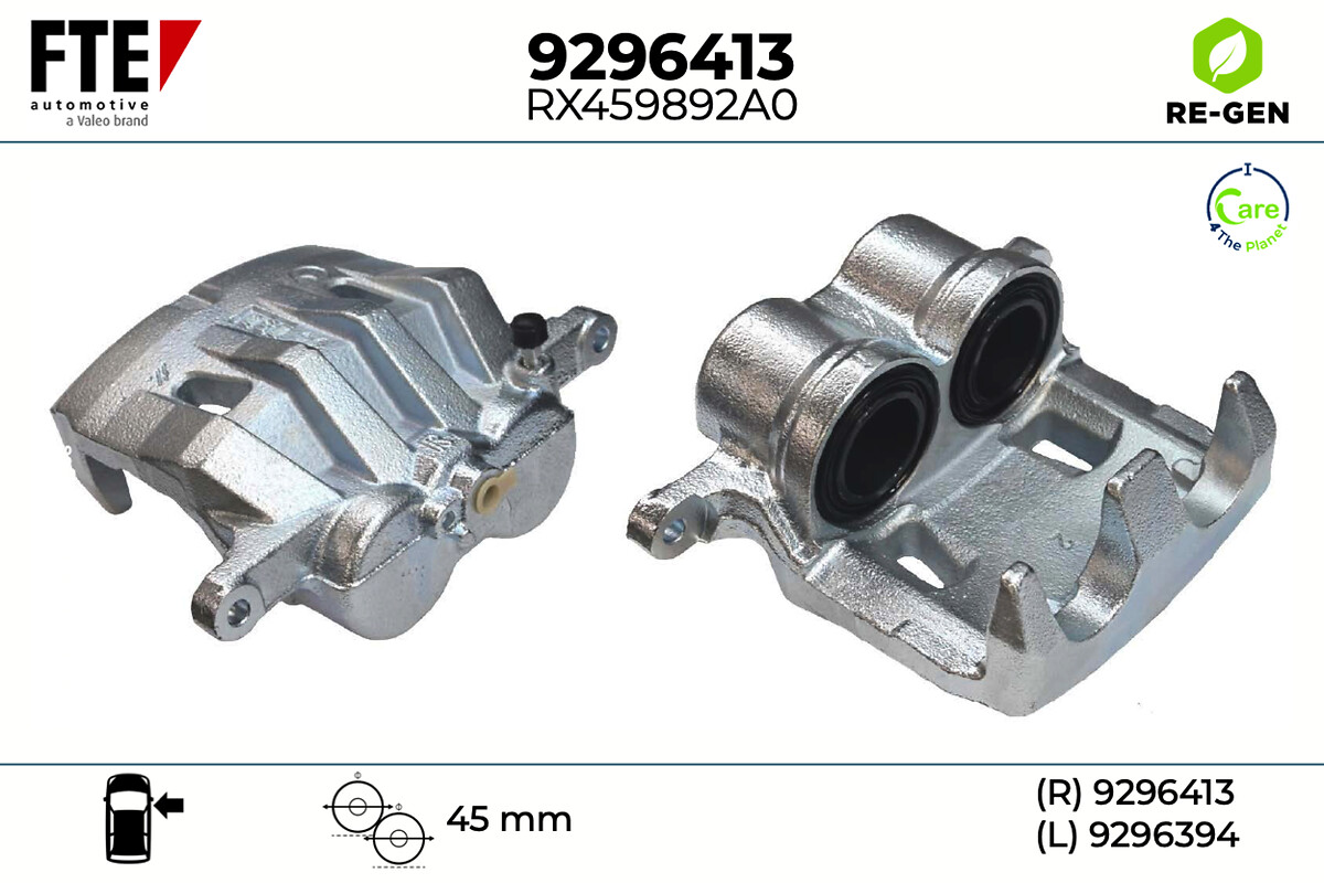 Étrier de frein FTE automotive GmbH ref. 9296413