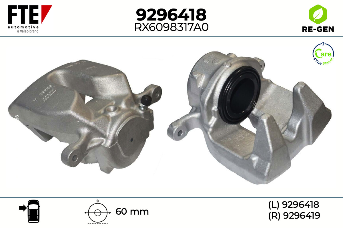Étrier de frein FTE automotive GmbH ref. 9296418