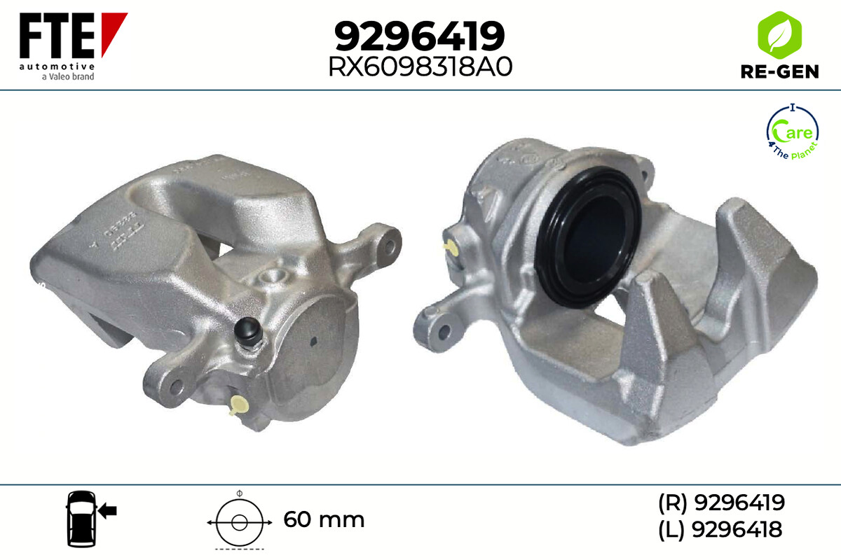 Étrier de frein FTE automotive GmbH ref. 9296419