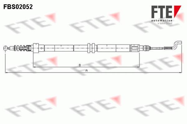 Câble de frein à main (Câble de frein à main) FTE automotive GmbH ref. 9250055