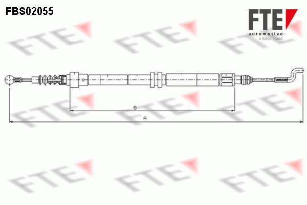 Câble de frein à main (Câble de frein à main) FTE automotive GmbH ref. 9250058