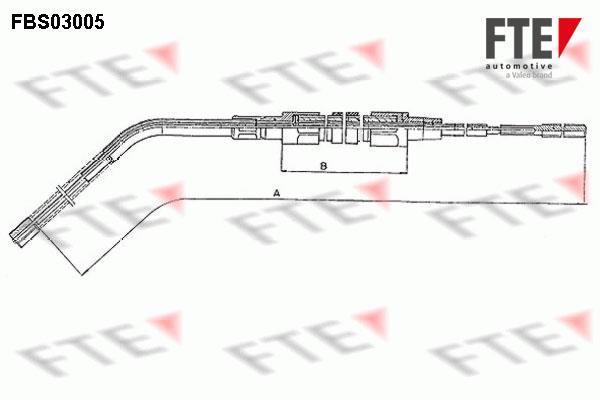 Câble de frein à main (Câble de frein à main) FTE automotive GmbH 9250103