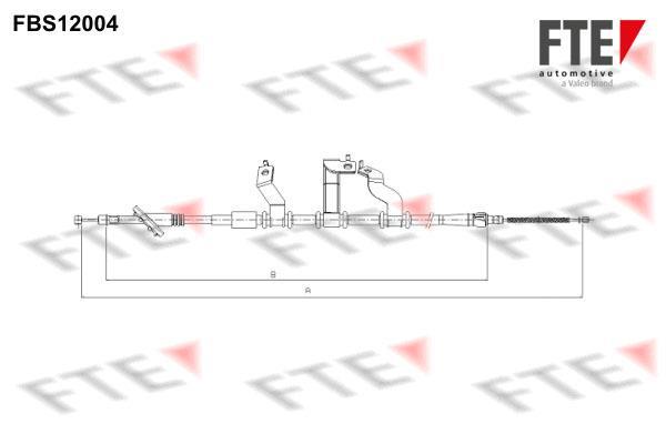 Câble de frein à main (Câble de frein à main) FTE automotive GmbH ref. 9250394