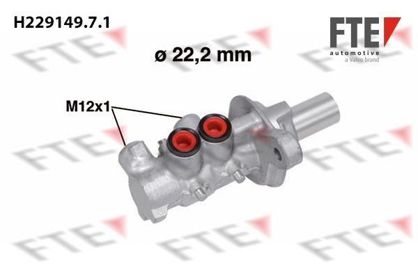 Maître-cylindre de frein FTE automotive GmbH 9220195