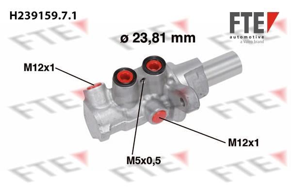 Maître-cylindre de frein FTE automotive GmbH 9220302