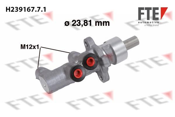 Maître-cylindre de frein FTE automotive GmbH 9220433