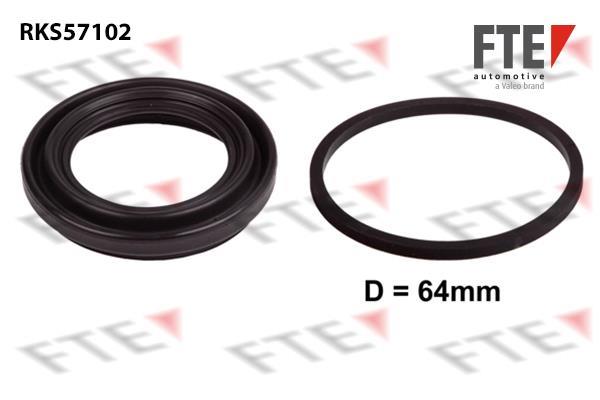 Jeu de joints d'étanchéification, étrier de frein FTE automotive GmbH 9334590
