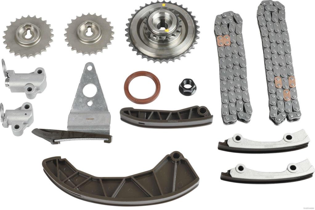 Jeu de distribution à chaînes (Kit chaîne de distribution) HERTH+BUSS JAKOPARTS ref. J1190509