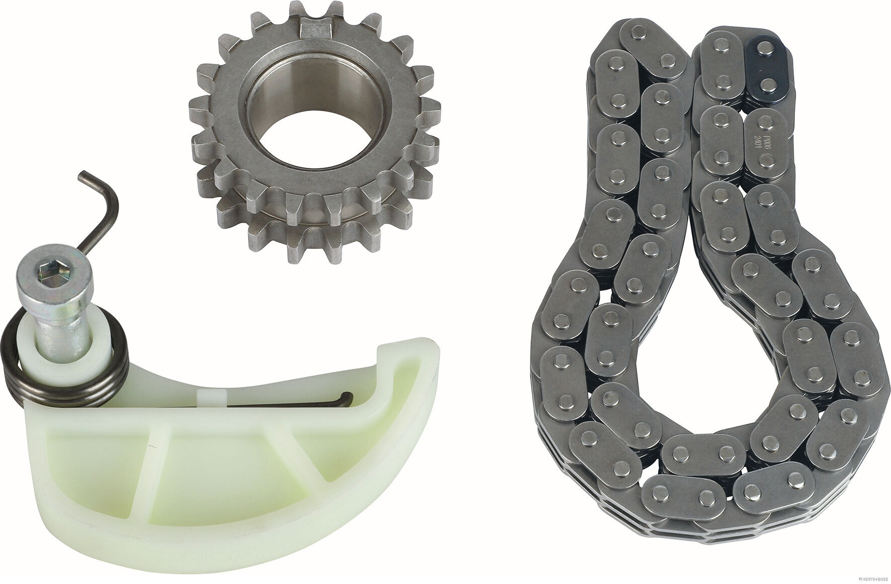 Jeu de distribution à chaînes (Kit chaîne de distribution) HERTH+BUSS JAKOPARTS ref. J1190803