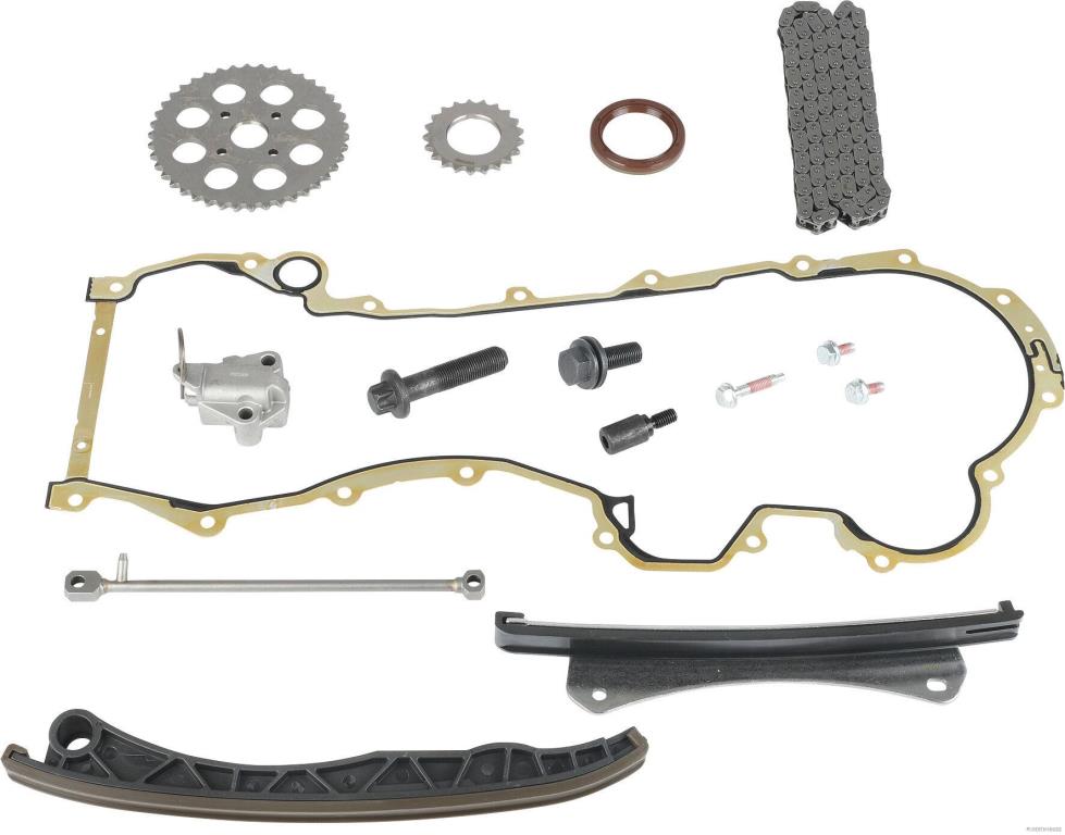 Jeu de distribution à chaînes (Kit chaîne de distribution) HERTH+BUSS JAKOPARTS ref. J1190902