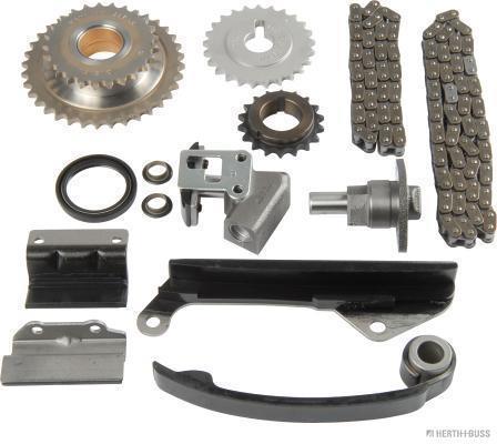 Jeu de distribution à chaînes (Kit chaîne de distribution) HERTH+BUSS JAKOPARTS ref. J1191000