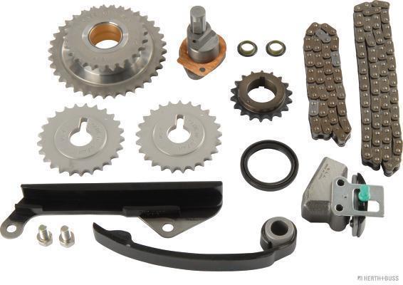 Jeu de distribution à chaînes (Kit chaîne de distribution) HERTH+BUSS JAKOPARTS ref. J1191001
