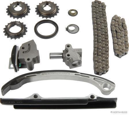 Jeu de distribution à chaînes (Kit chaîne de distribution) HERTH+BUSS JAKOPARTS ref. J1191004