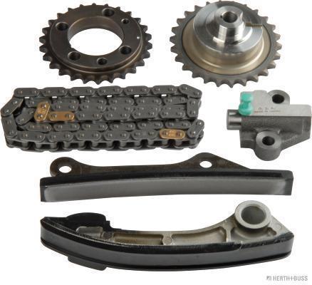 Jeu de distribution à chaînes (Kit chaîne de distribution) HERTH+BUSS JAKOPARTS ref. J1191009