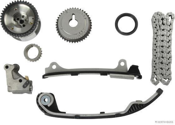 Jeu de distribution à chaînes (Kit chaîne de distribution) HERTH+BUSS JAKOPARTS ref. J1191012