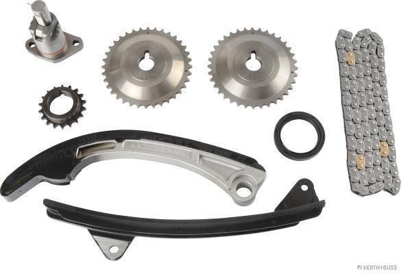 Jeu de distribution à chaînes (Kit chaîne de distribution) HERTH+BUSS JAKOPARTS ref. J1192001