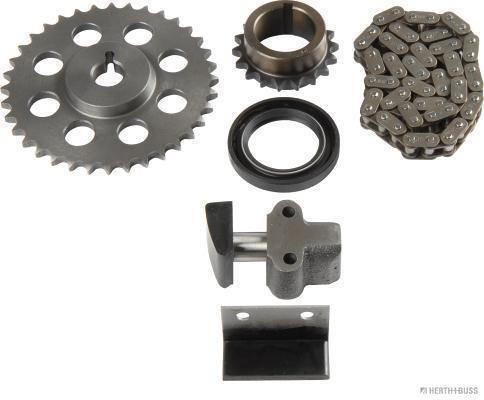 Jeu de distribution à chaînes (Kit chaîne de distribution) HERTH+BUSS JAKOPARTS ref. J1192010