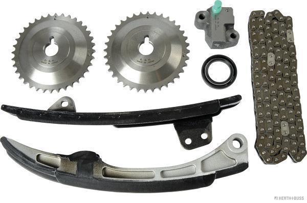 Jeu de distribution à chaînes (Kit chaîne de distribution) HERTH+BUSS JAKOPARTS ref. J1192017