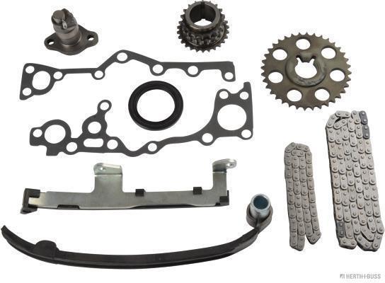 Jeu de distribution à chaînes (Kit chaîne de distribution) HERTH+BUSS JAKOPARTS ref. J1192027