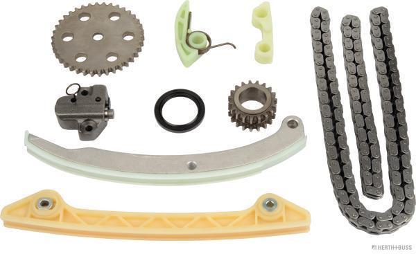 Jeu de distribution à chaînes (Kit chaîne de distribution) HERTH+BUSS JAKOPARTS J1193002