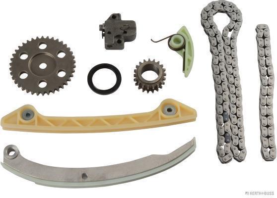 Jeu de distribution à chaînes (Kit chaîne de distribution) HERTH+BUSS JAKOPARTS J1193003