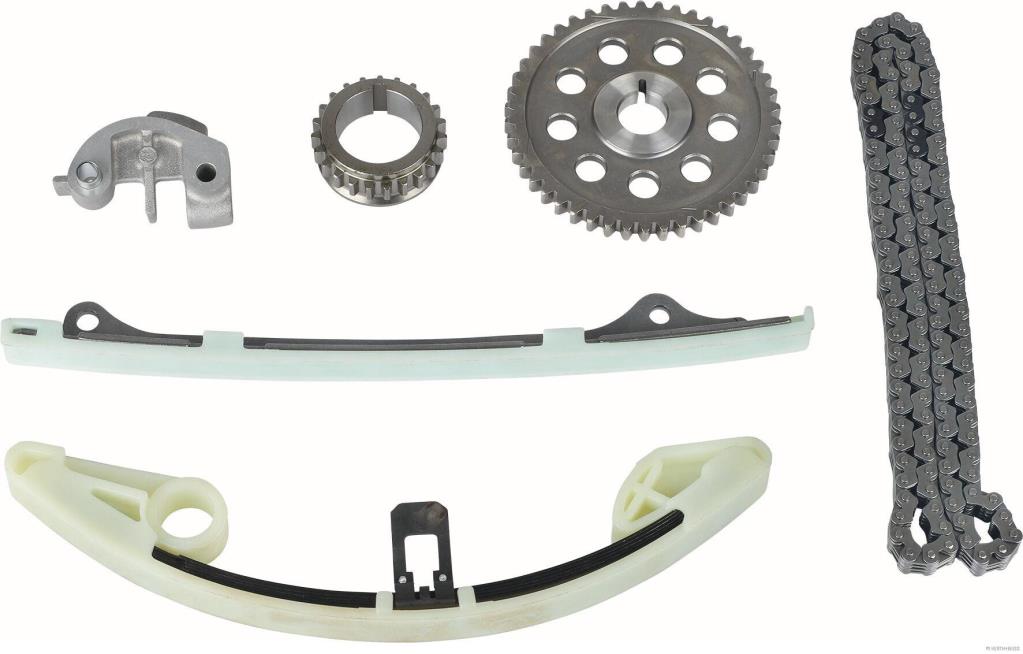 Jeu de distribution à chaînes (Kit chaîne de distribution) HERTH+BUSS JAKOPARTS ref. J1194000